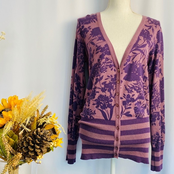 JacquelineRiu Purple Sweater large size - Picture 2 of 6